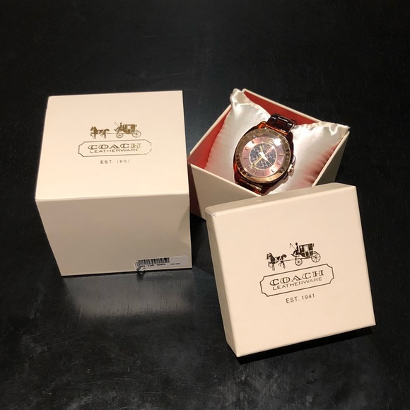 Coach Accessories - Coach Tortoise Shell Watch